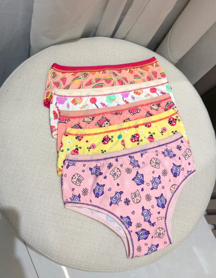 Calcinha infantil poliamida 