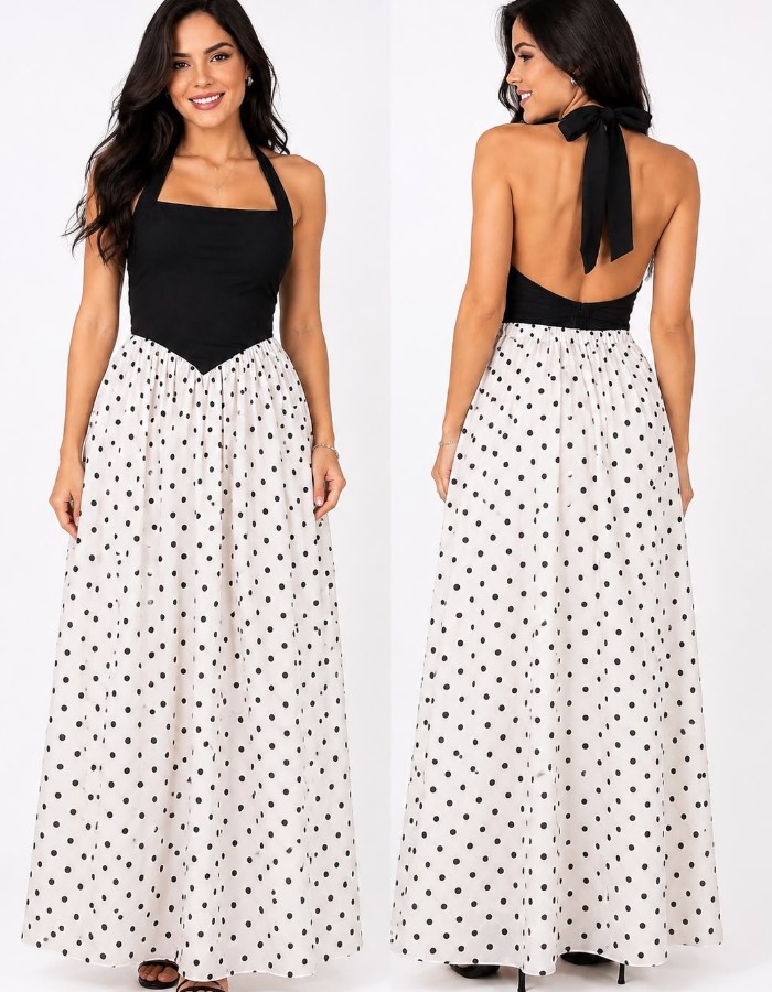 VESTIDO POÁ AMARRAÇÃO 