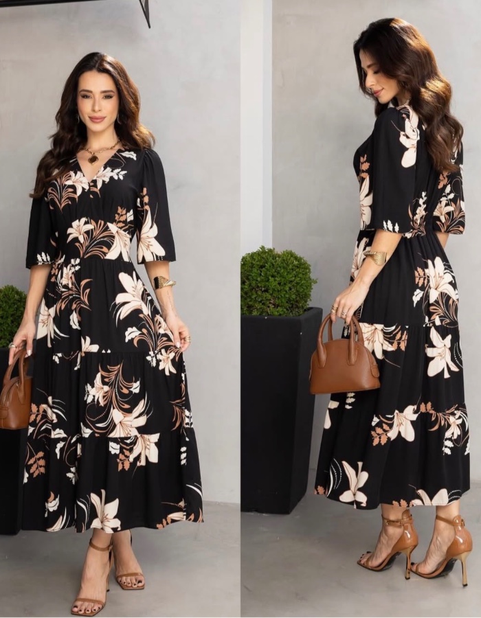 Vestido Longuete Gaby