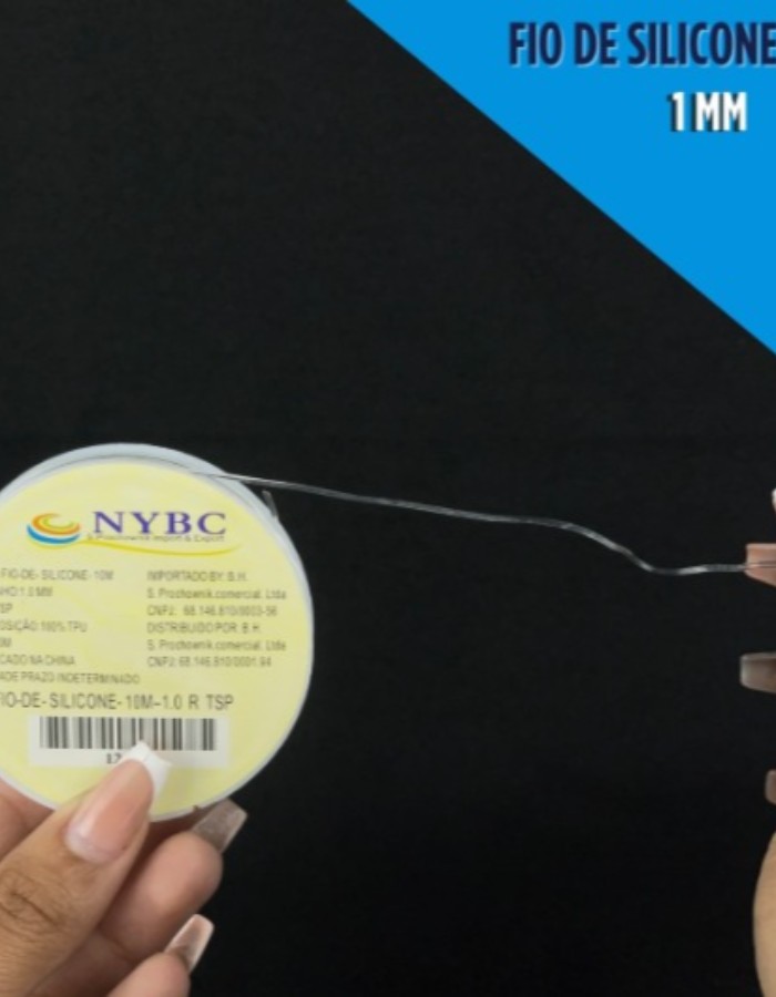 FIO DE SILICONE - 10 METROS - 1 MM