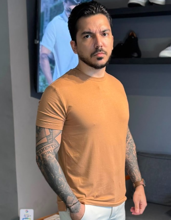 Produto t-shirt-tech-bege-escuro 0