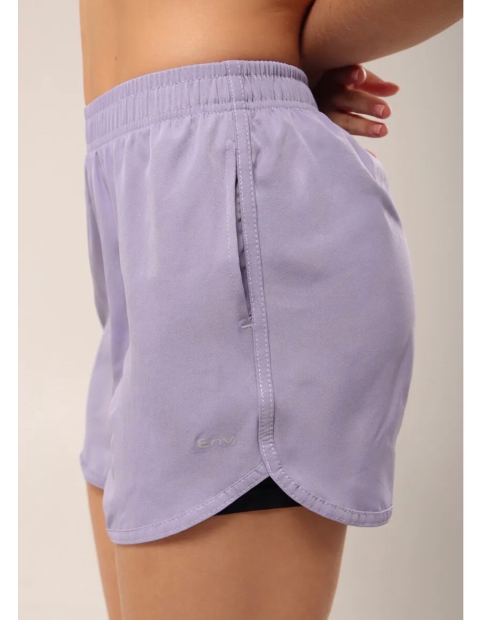 Shorts sobreposto tactel