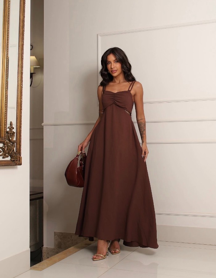 VESTIDO LISO