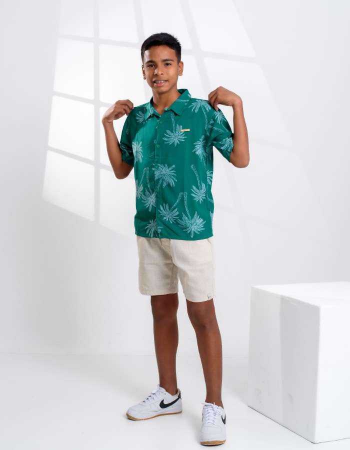 CAMISA FLORAL 14 E 16 - OFERTA