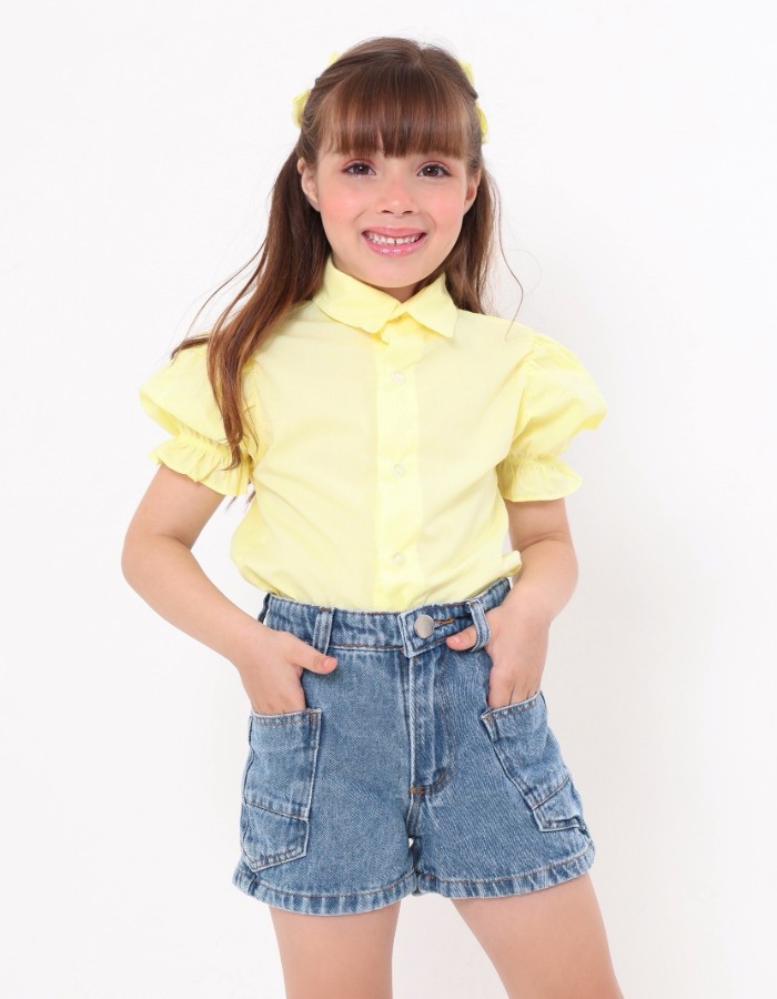 SHORT JEANS INFANTIL DESGRADEADO