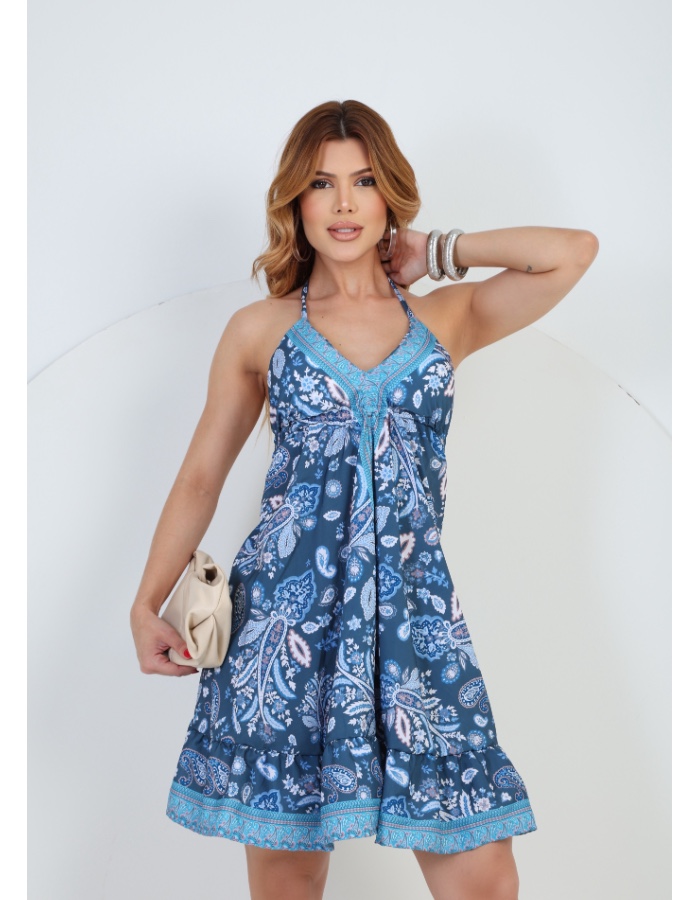 VESTIDO INDIANO CURTO