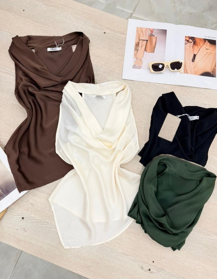 BLUSA PREMIUM EM CETIM 