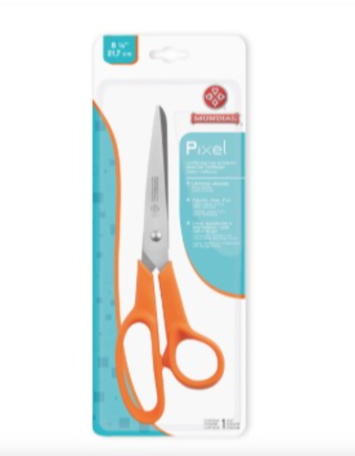 TESOURA MULTIUSO MISTA PIXEL 8.1/2'' POLEGADAS 1 UNIDADE - MUNDIAL