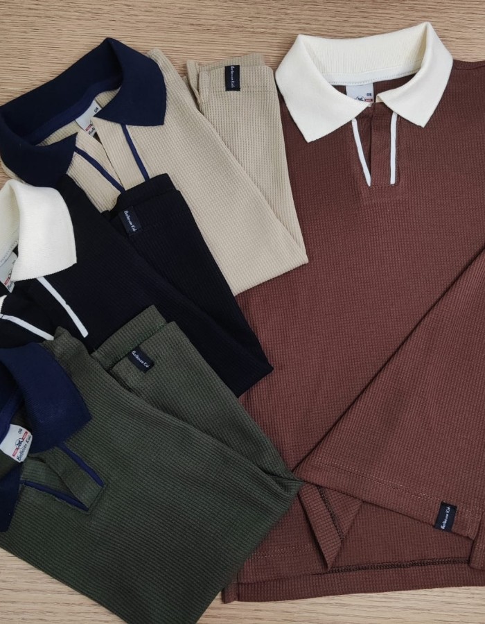 POLO TEXTURIZADA 
