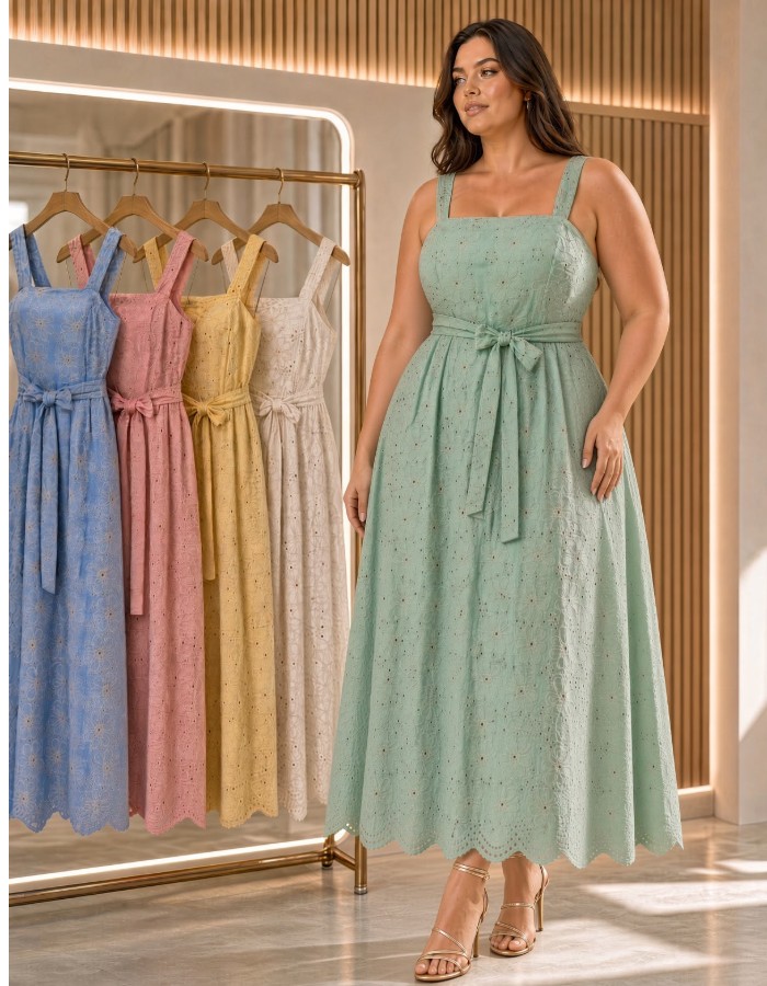 VESTIDO LASER PLUS