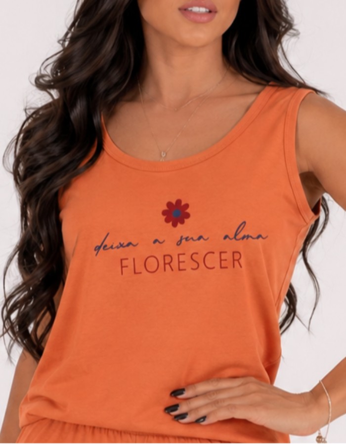 APENAS BLUSA REGATA-FLORESCER