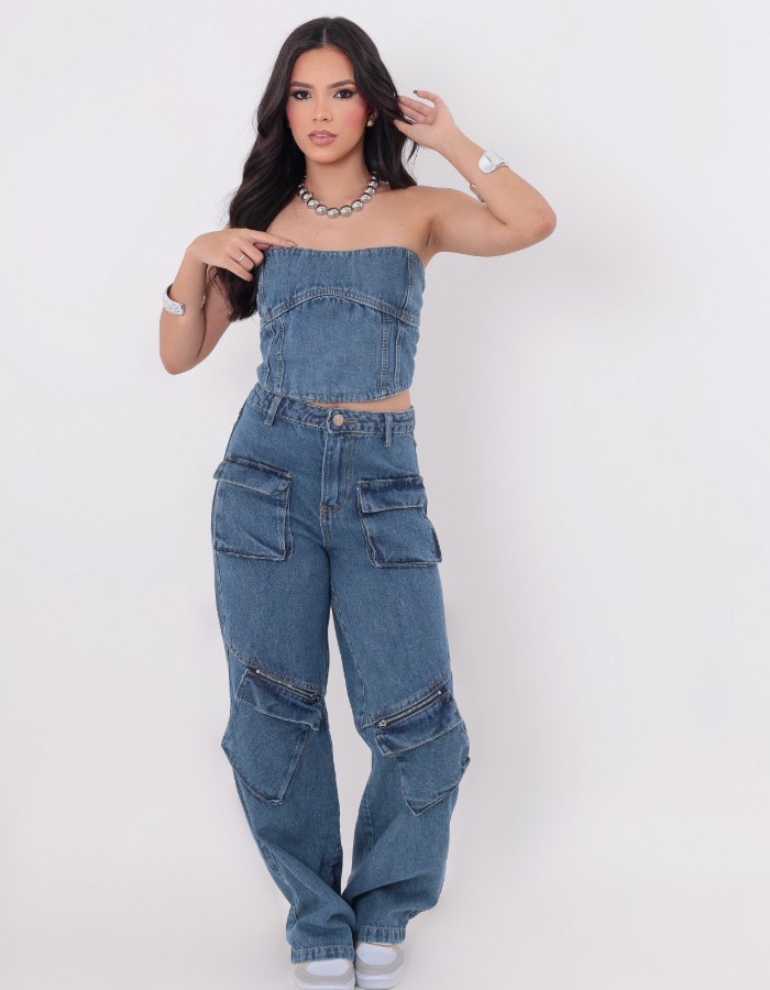 CONJUNTO JEANS 