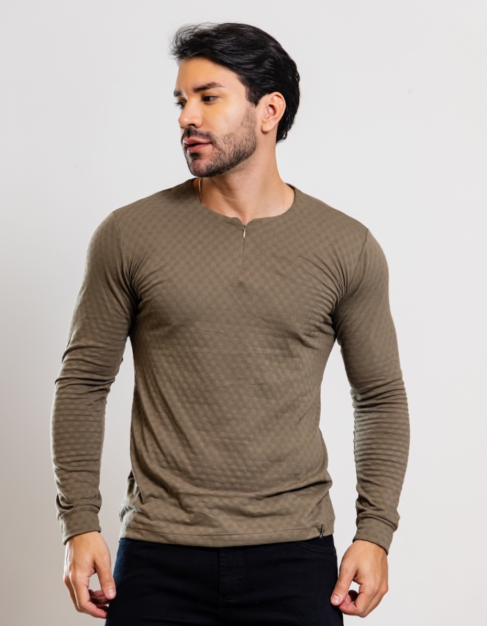 CAMISA SLIM ZIP PETRA