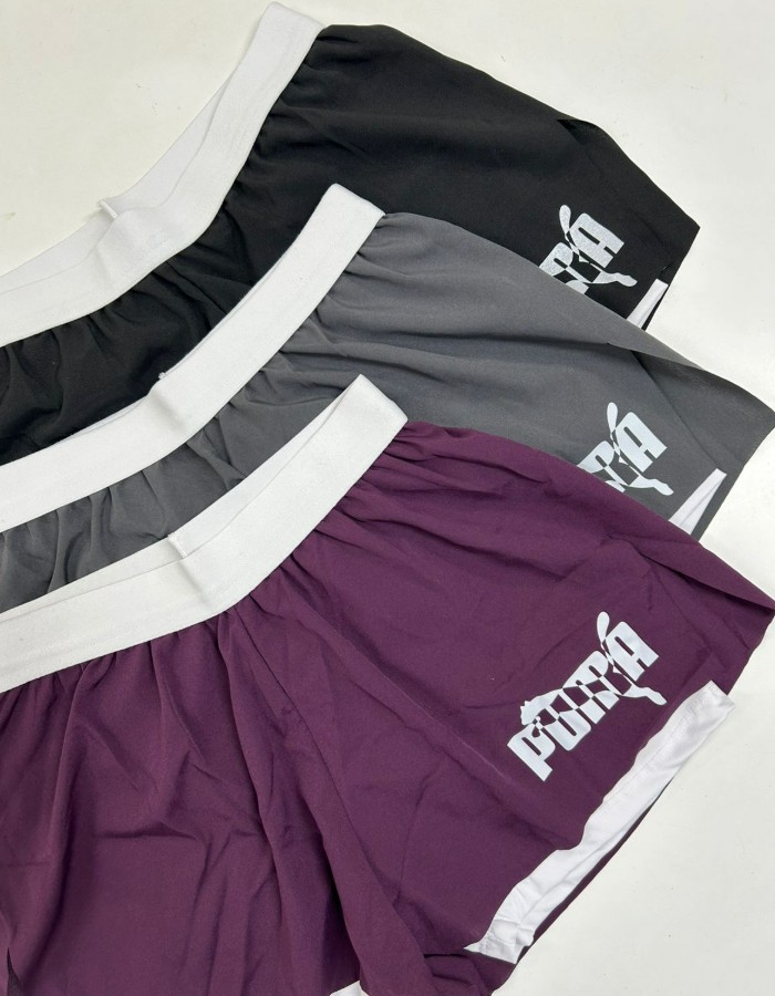 SHORT DUPLO PUMA EM TACTEL