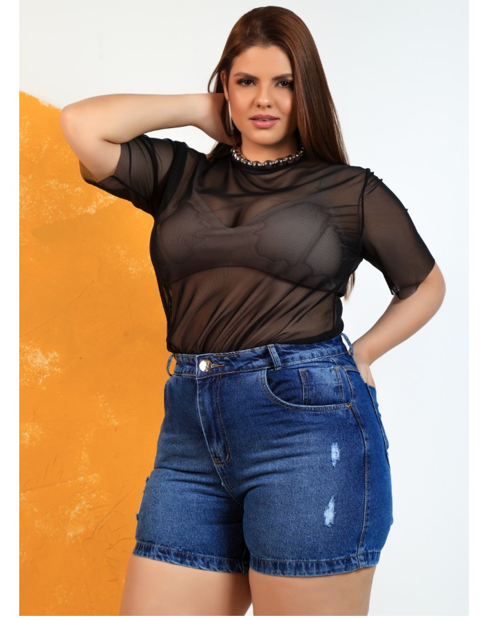 SHORT CURTO PLUS SIZE