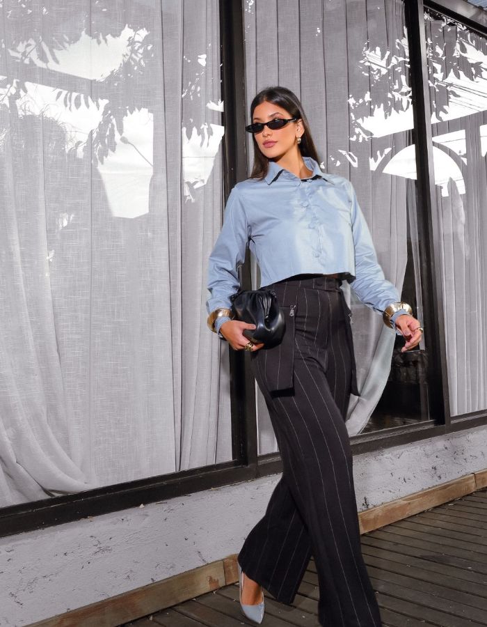 CROPPED M/L TRICOLINE
