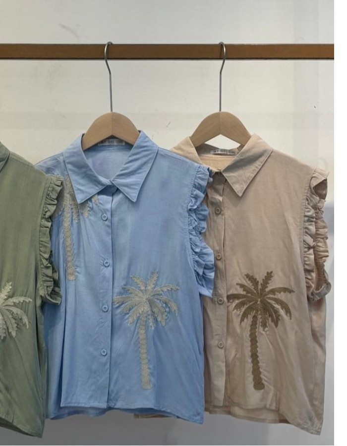 BLUSA BORDADA COQUEIRO