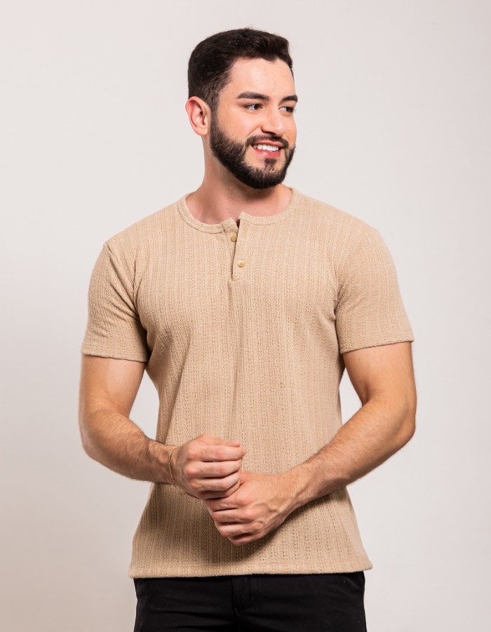 Camisa Henley Tricô M/C (R:1-A lateral)