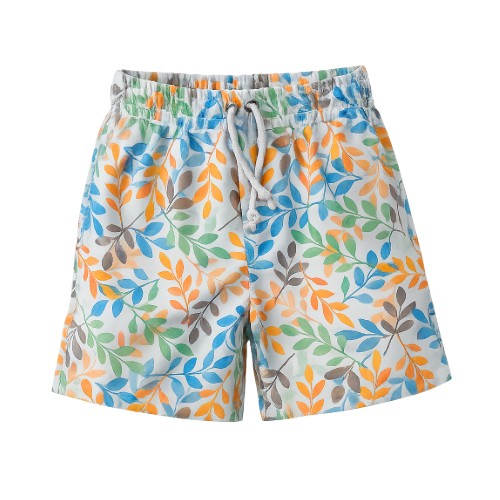 ********** PROMOÇÃO ********** SHORT DE TACTEL INFANTIL FLORAL MASCULINO