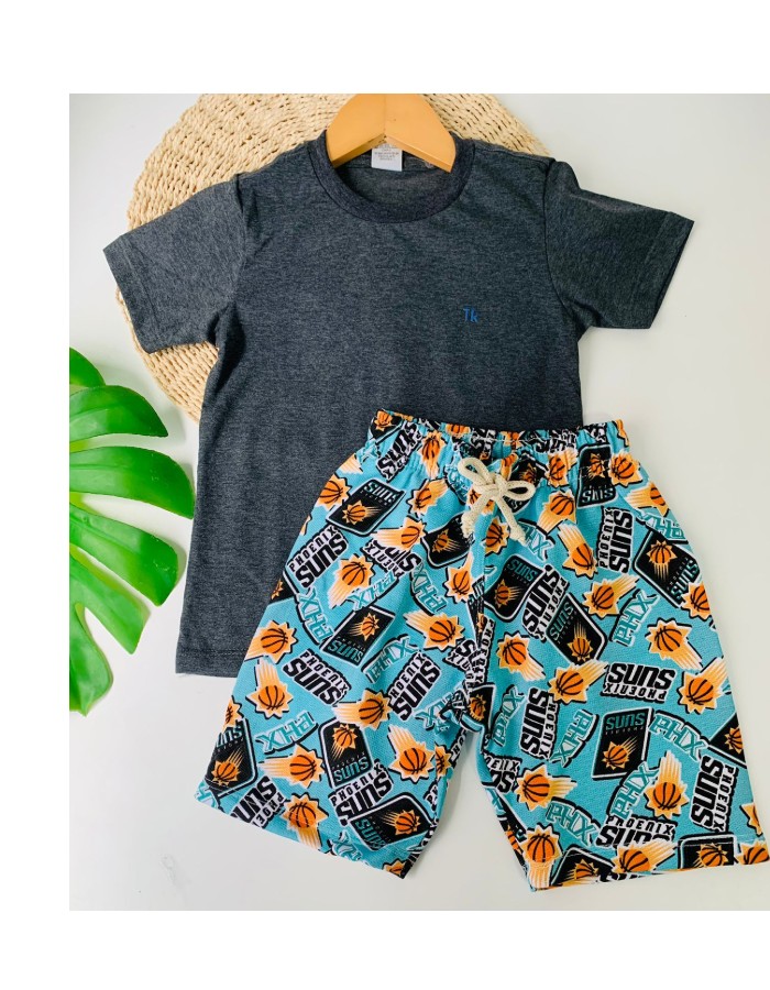 CONJUNTO BERMUDA ESTAMPADA