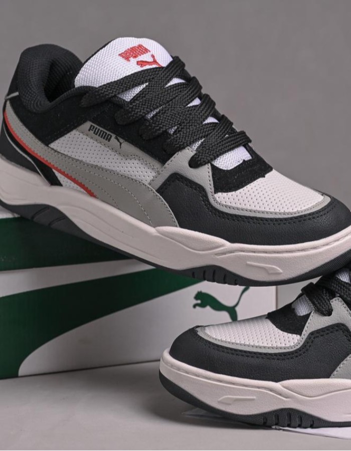 PUMA 181 PRETO/BRANCO/VERMELHO