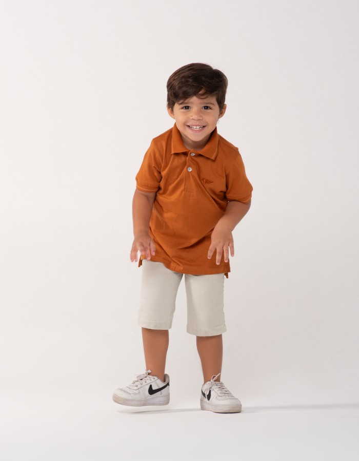 Gola polo Infantil Algodão