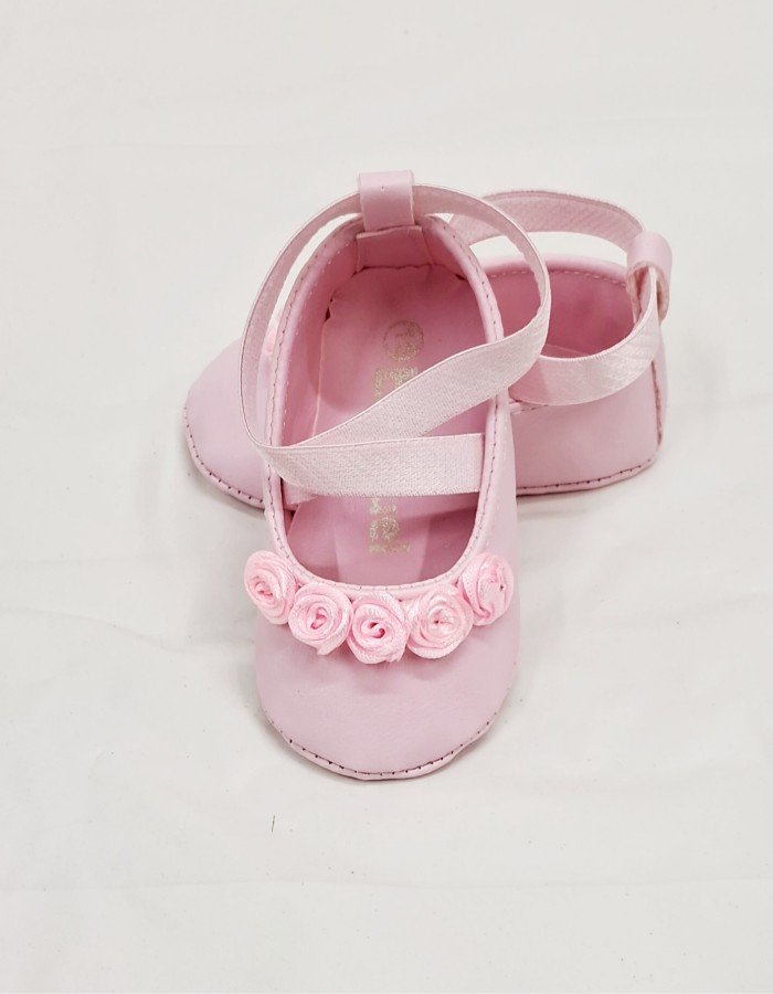 SAPATILHA ROSA BEBÊ EMANUEL