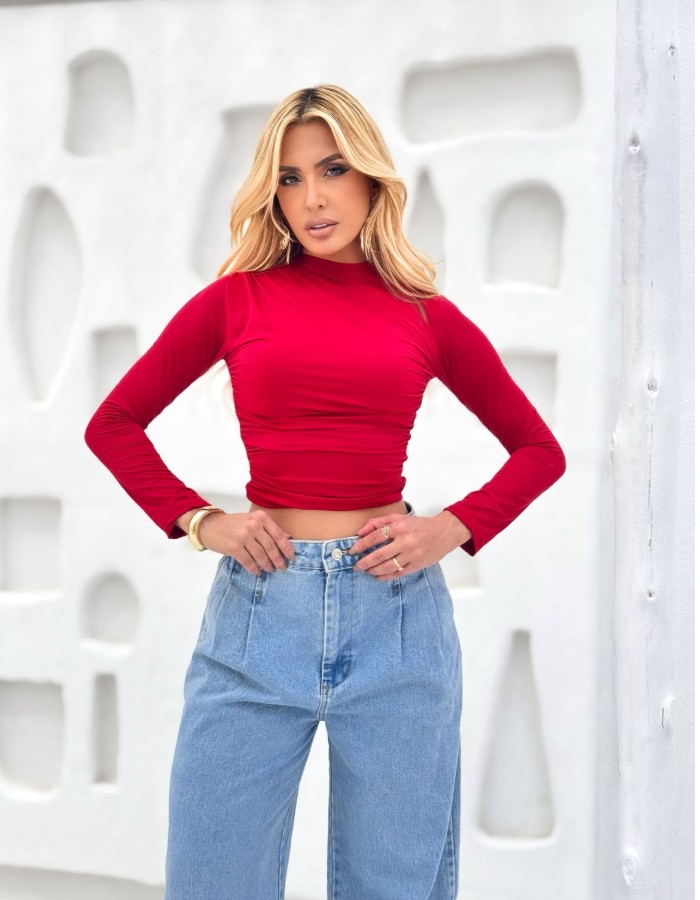 CROPPED EM POLIAMIDA