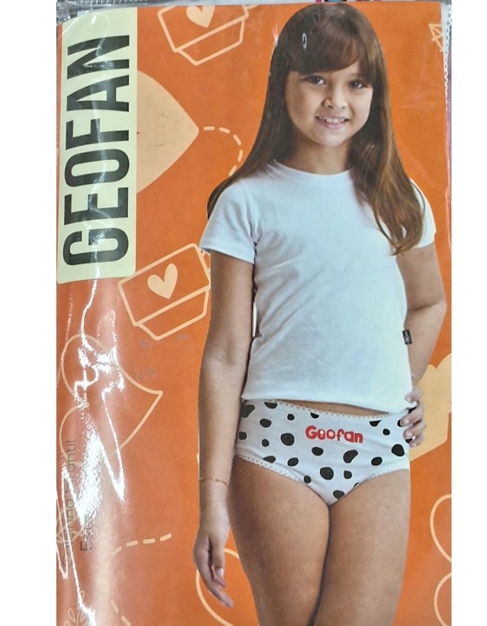 CALCINHA INFANTIL ESTAMPADA GEOFAN