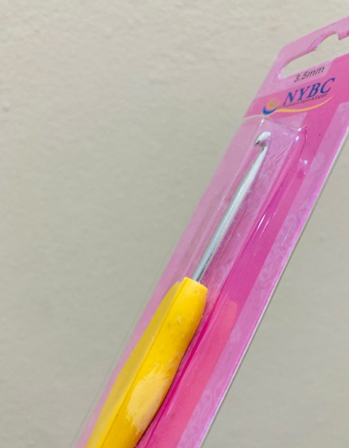 AGULHA PARA CROCHE 3,5MM - C/ 1 UNIDADE