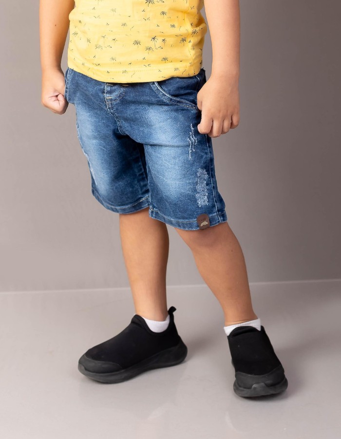 BERMUDAS JEANS  COM CINTO