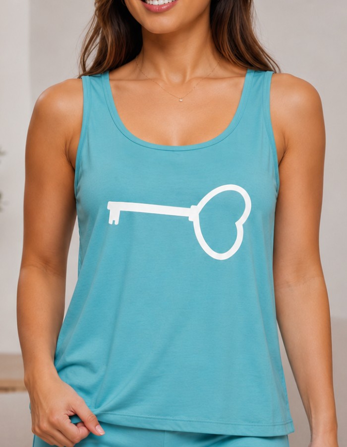 APENAS BLUSA REGATA-CHAVE