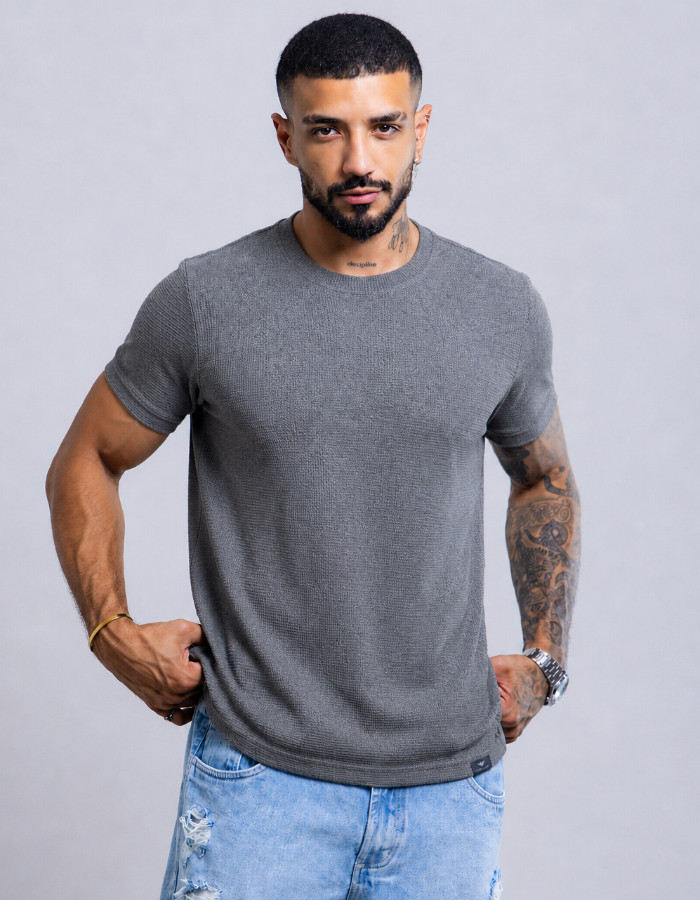 CAMISETA TEXTURIZADA MOSCOU