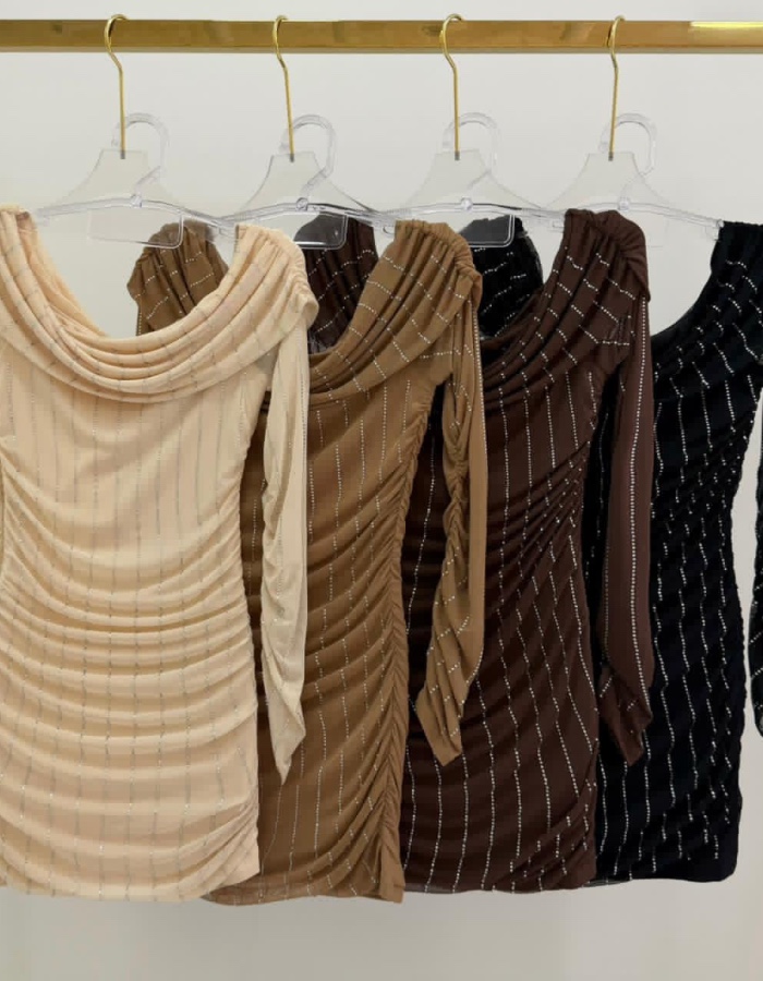 A vestido brilho 