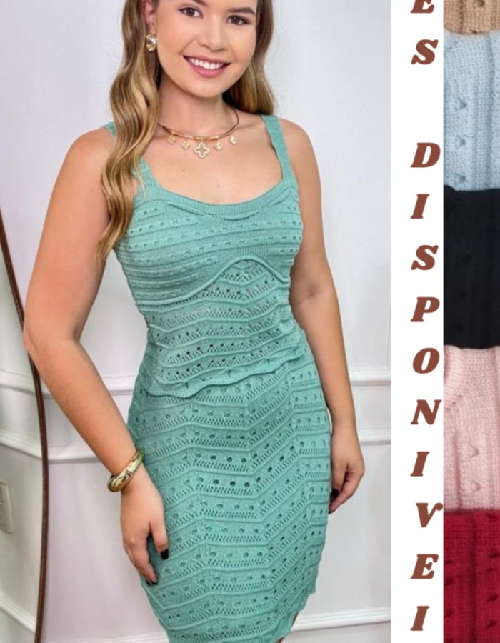 VESTIDO DE ALÇA COM BUSTO