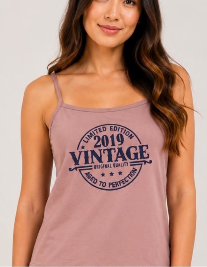 APENAS BLUSA ALÇA-VINTAGE