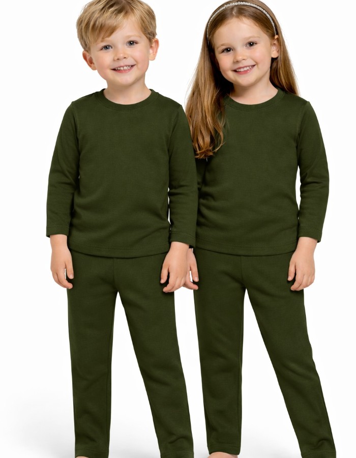 Conjunto térmico Flanelado infantil