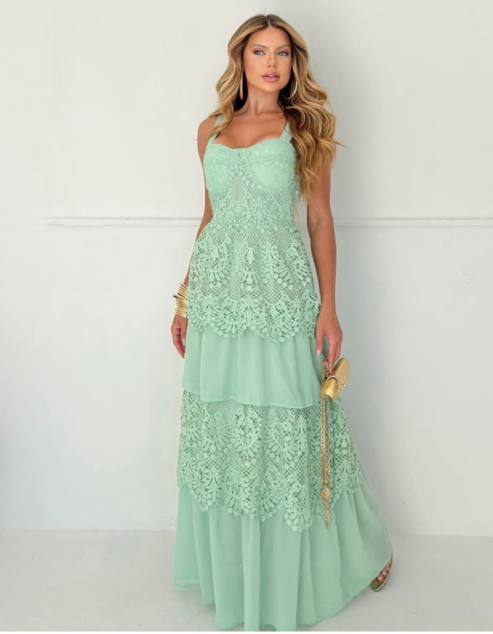 A vestido cambraia