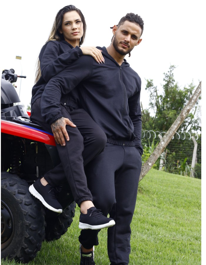 Conjunto Masculino Moletom com Zíper