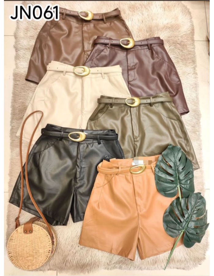 Short de couro Gabi