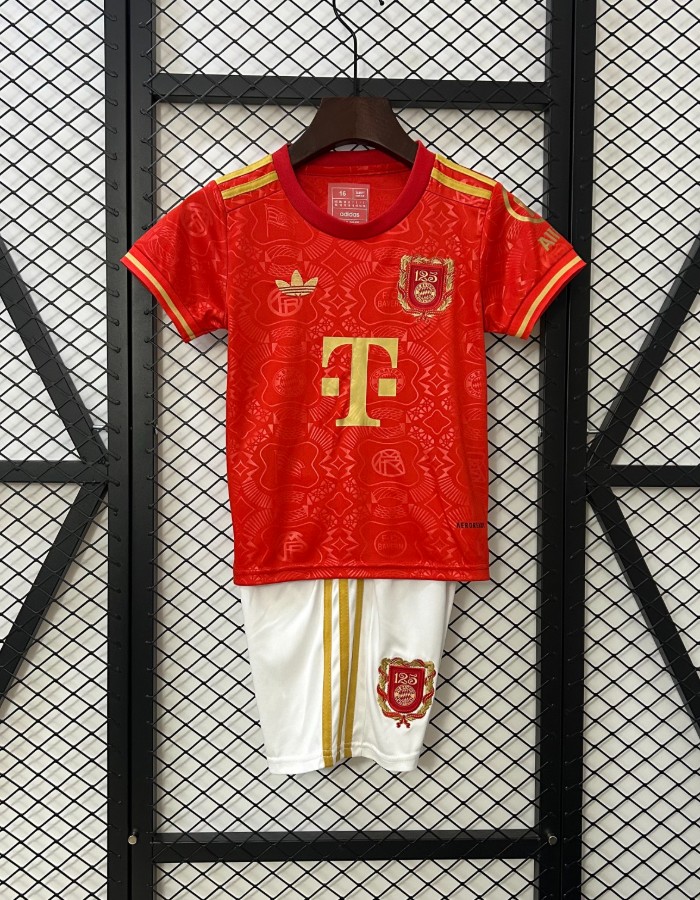 BAYERN MUNICH 25/26 | UNIFORME 125 ANOS KIT INFANTIL