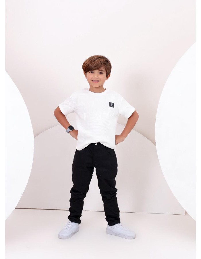 Calça masculina Brim