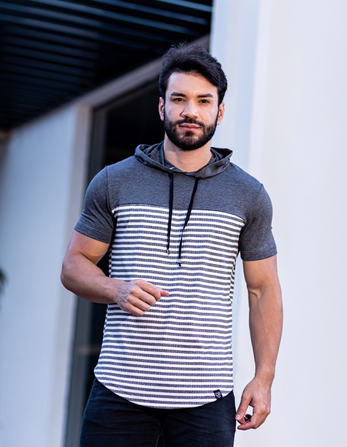 Camisa capuz Listra Premium