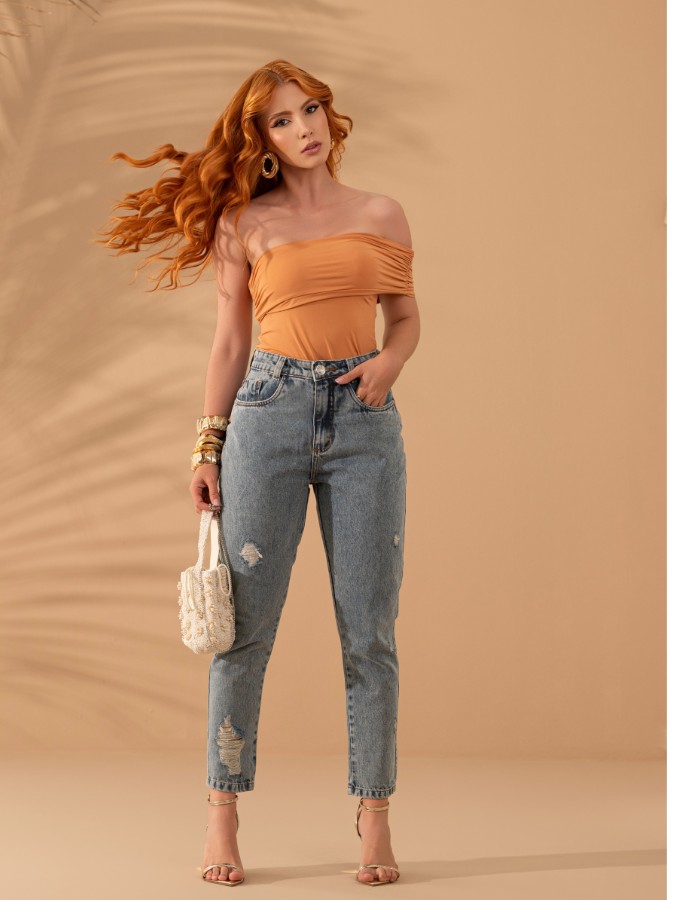 CALÇA MOM