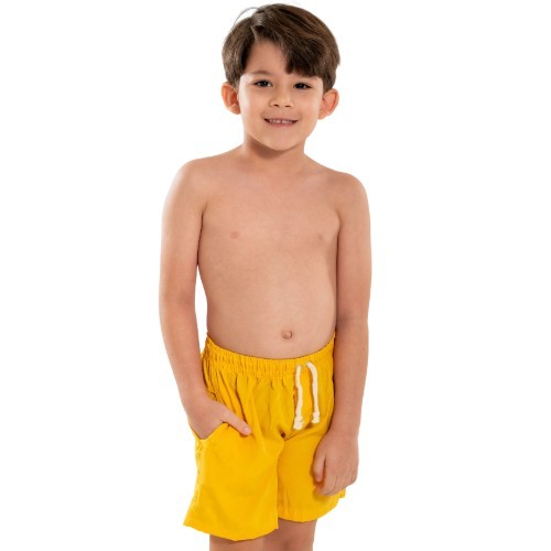 SHORT DE TACTEL LISO JUVENIL MASCULINO