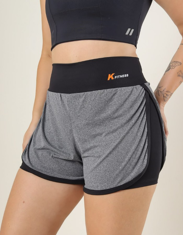 SHORT DUPLO EM POLAMIDA