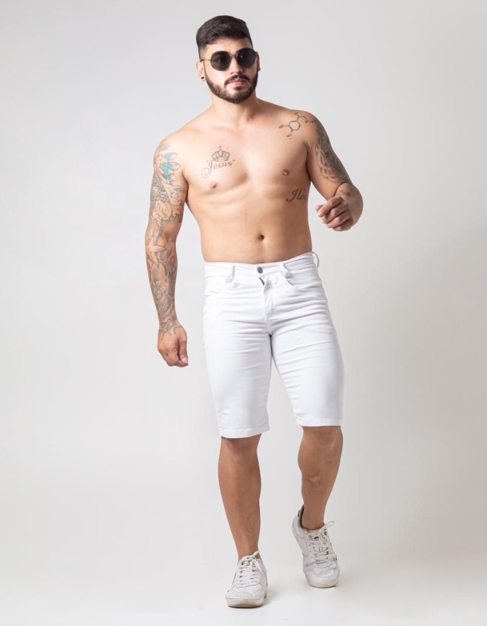 BERMUDA JEANS MASCULINO