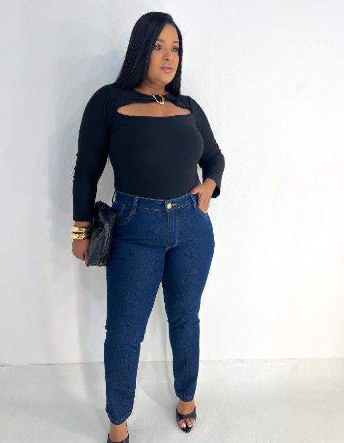 CALÇA AZUL ESCURO GG