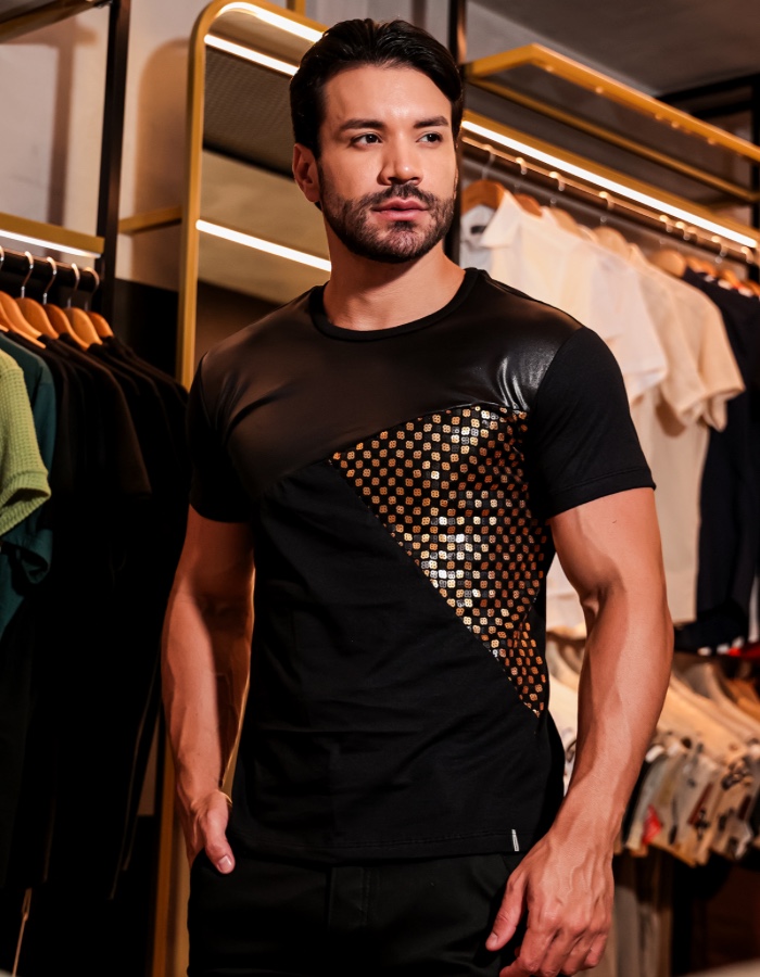 CAMISA Mix Paetê 
