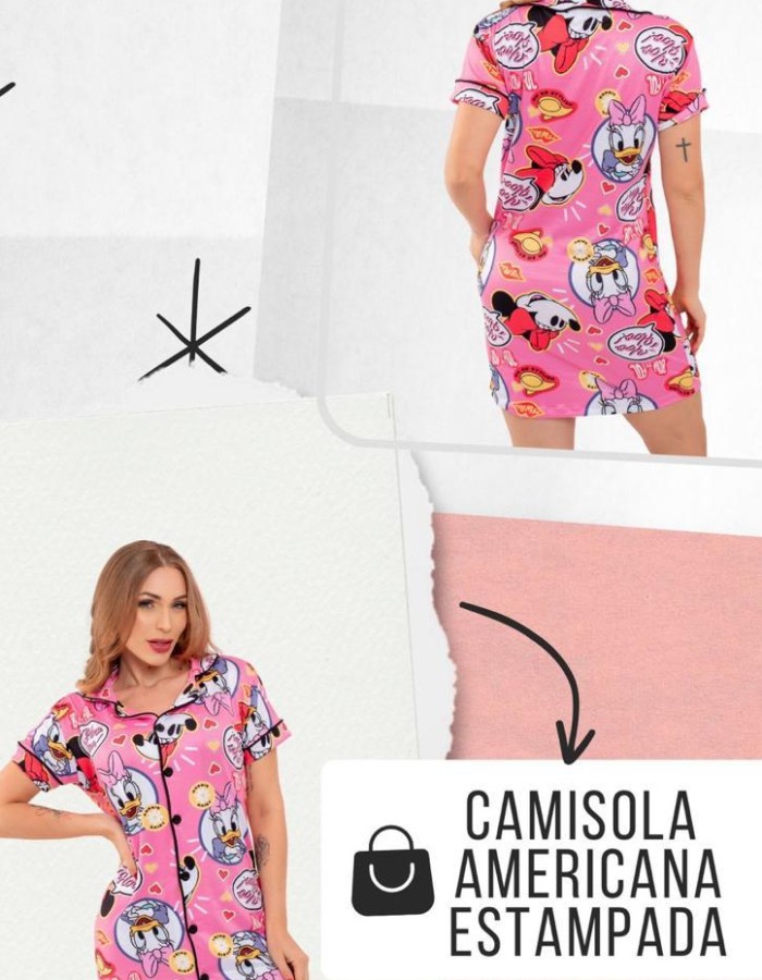 CAMISOLA AMERICANA ESTAMPADA